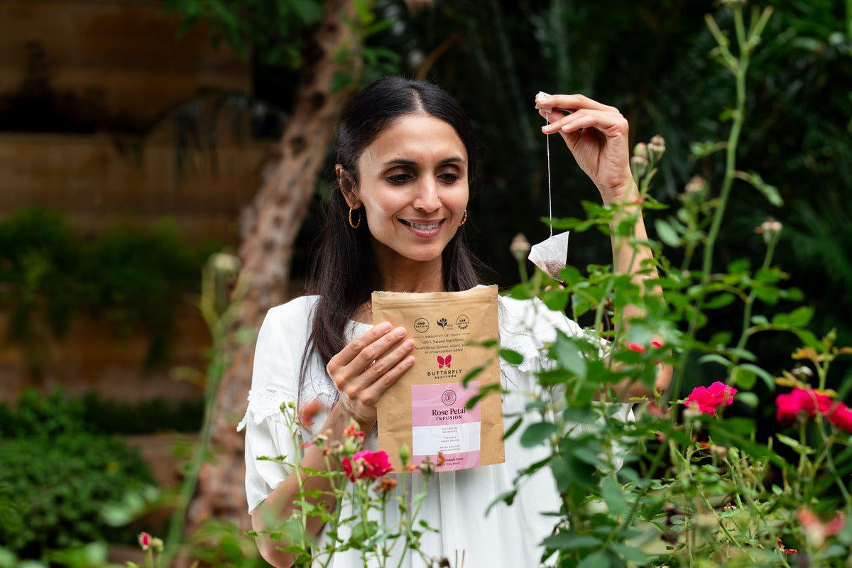 Looking for Natural Heart Care? Try Butterfly Ayurveda's Rose Petal Infusion!