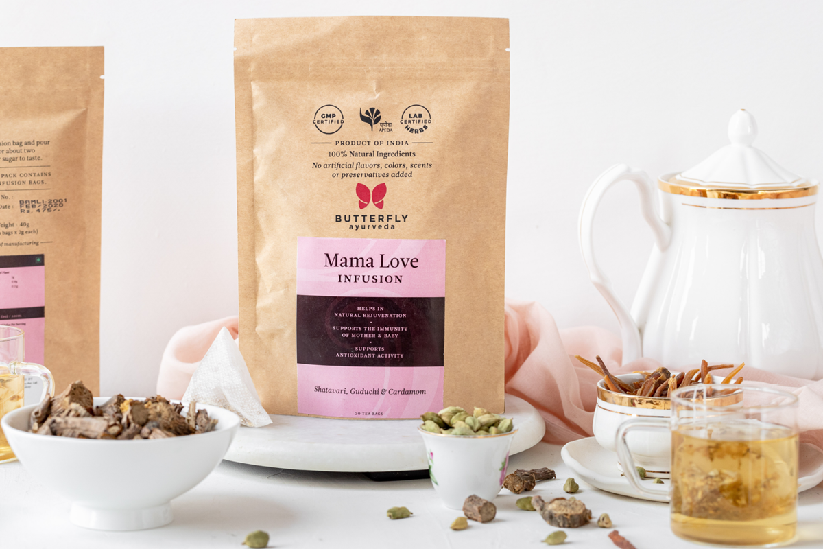 Immune Support for Moms: Giloy's Immune Support In Mama Love by Butterfly Ayurveda for Mother and Baby