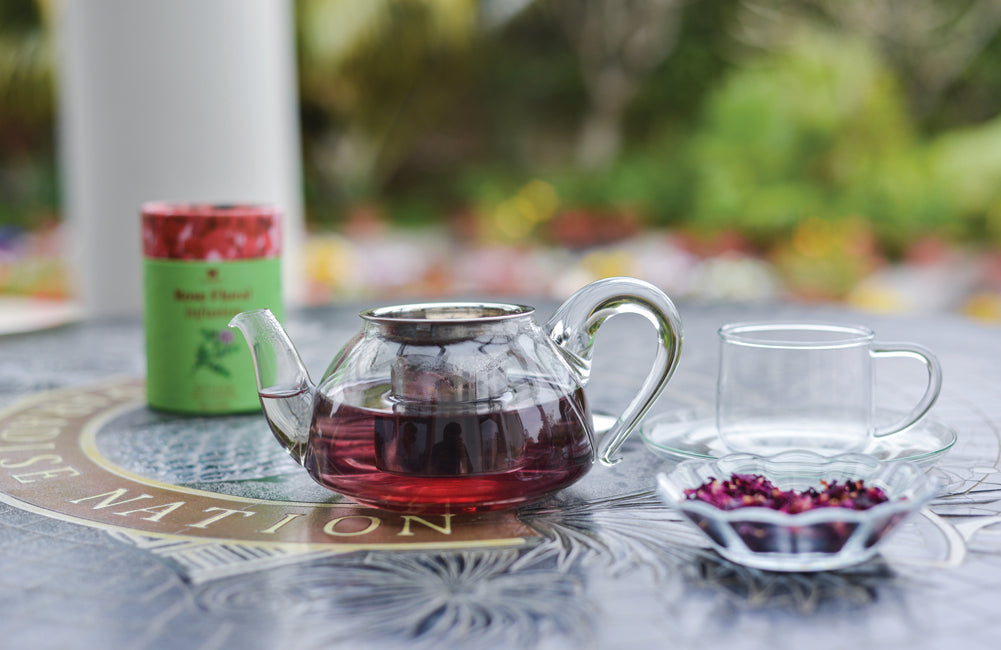 The warmth of love in a cup: Rose infusion