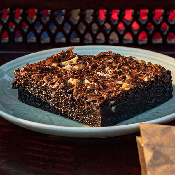 Organic Walnut Brownie Cake