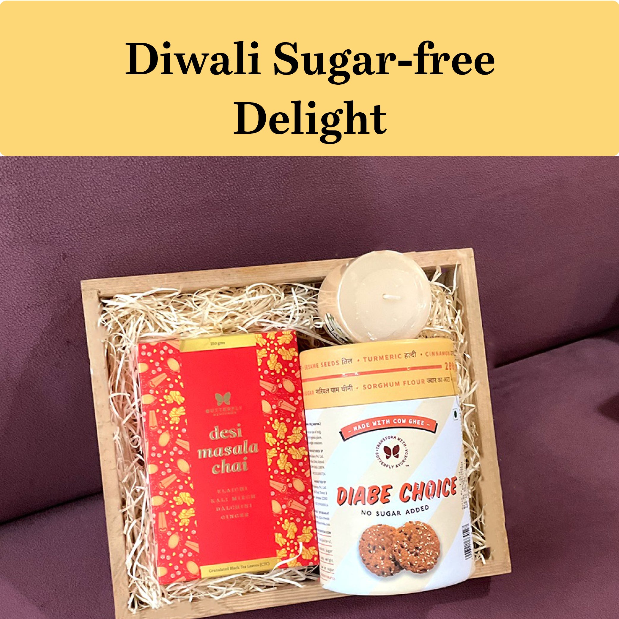 Give the Gift of Health with Butterfly Ayurveda's Sugar-Free Delight Cookie Hamper!