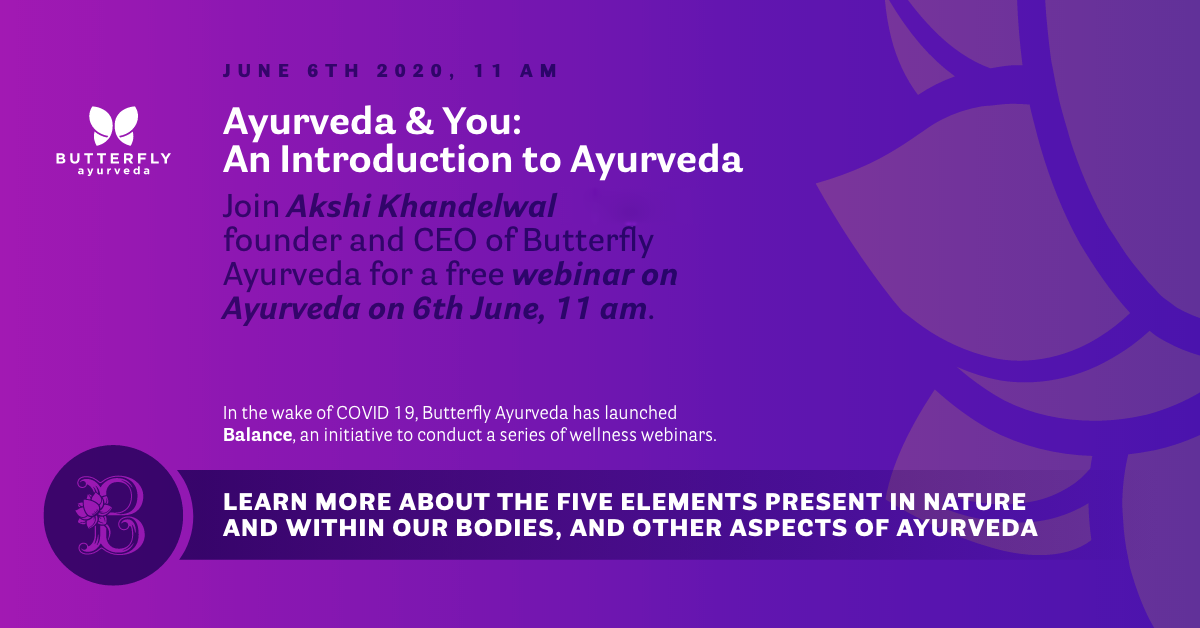 Webinar on “Introduction to Ayurveda”